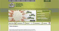 Desktop Screenshot of houstonchristianschool.ca